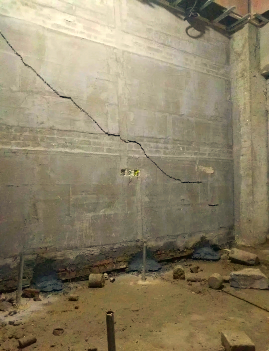 张家口下花园区房屋下沉加固