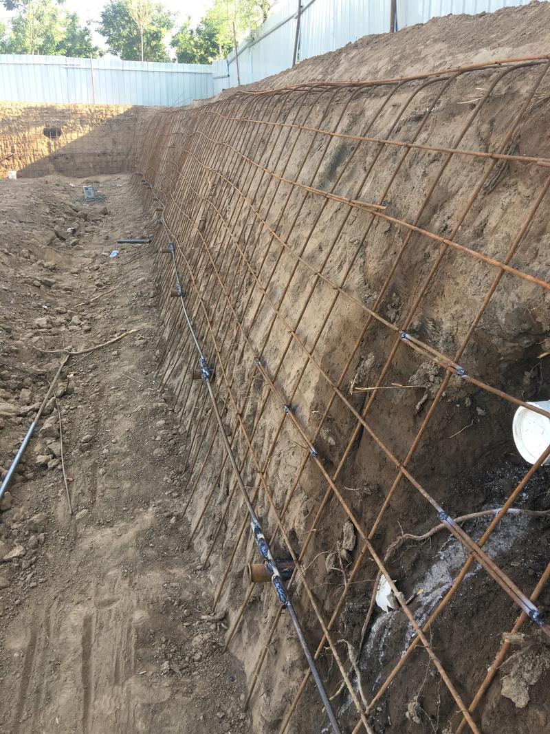 张家口下花园区边坡加固
